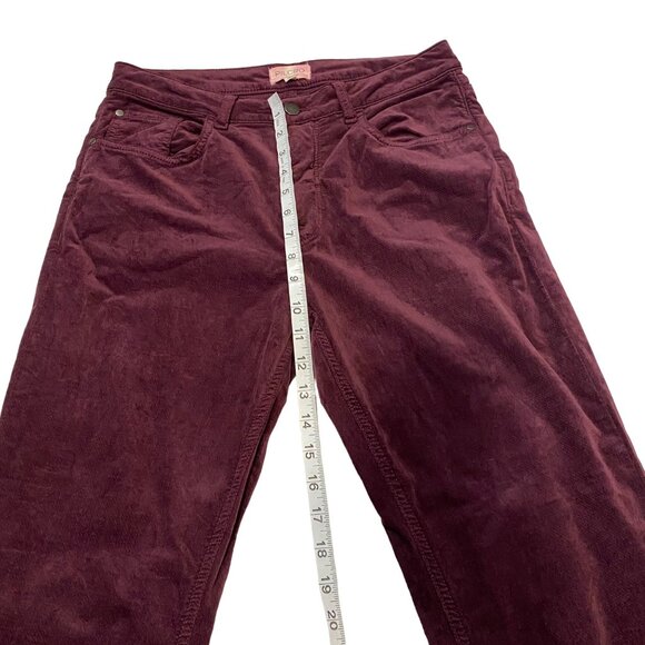 Pilcro Maroon Corduroy Pants‎ Size 30T - Picture 7 of 9
